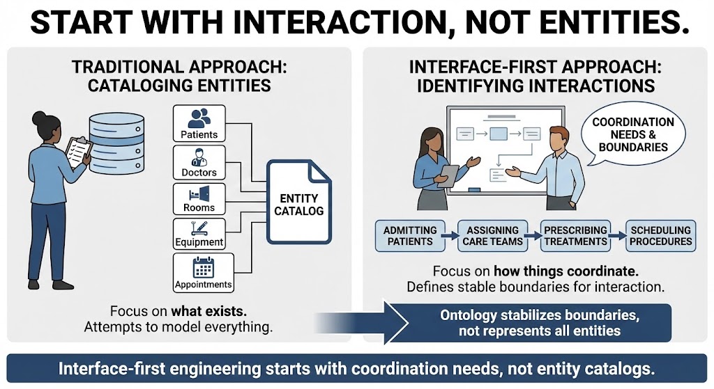 Start with Interaction, Not Entities