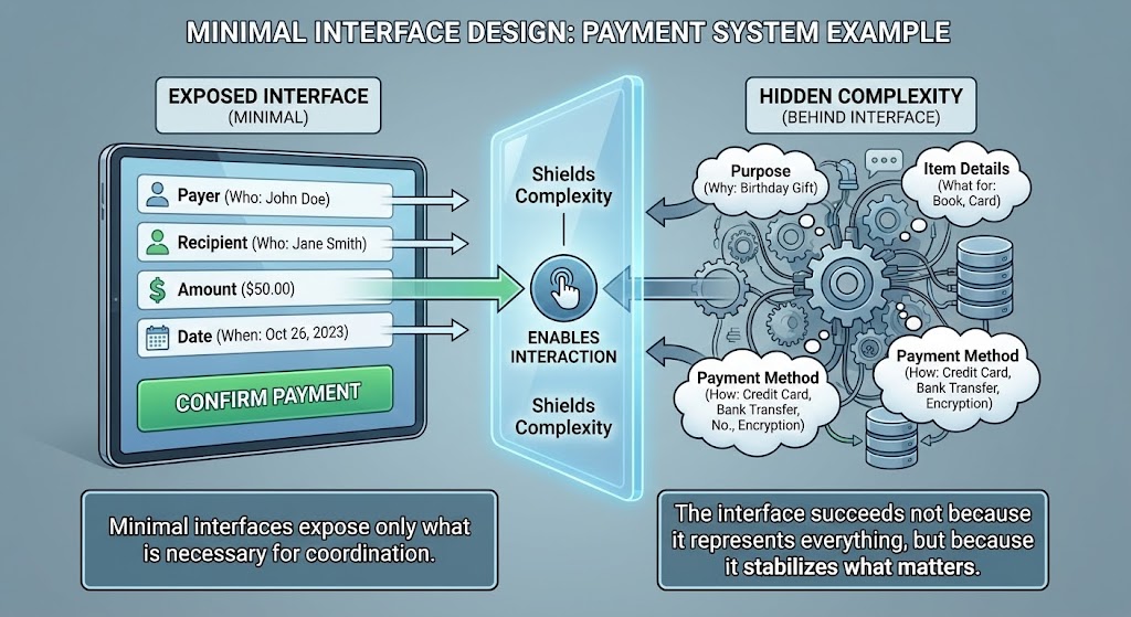 Design Minimal Interfaces